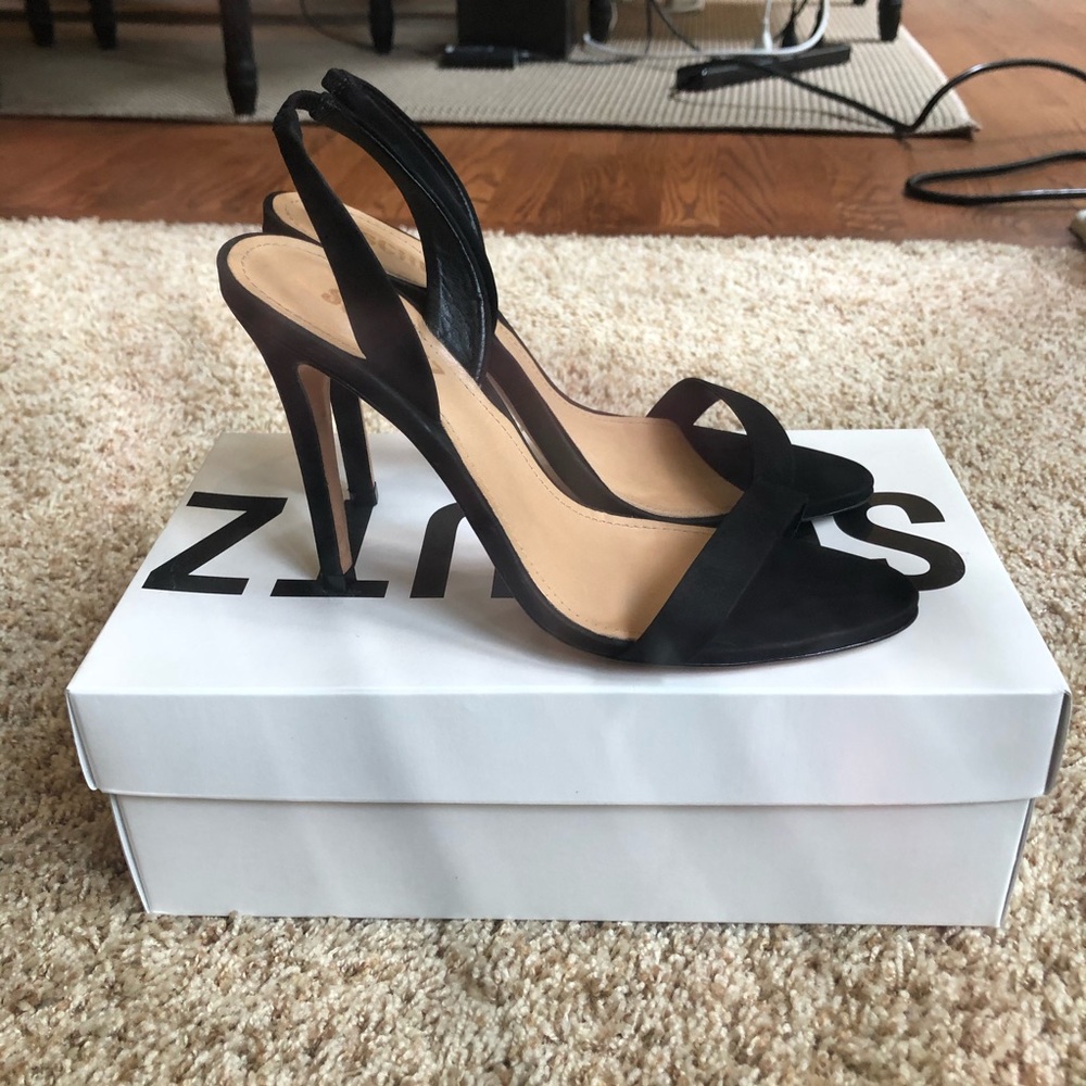 BLACK Heel Sandals
